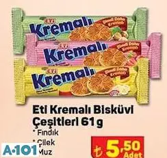 ETİ KREMALI BİSKÜVİ